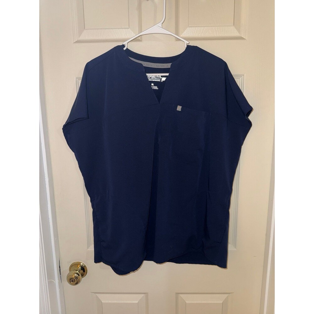 Fabletics Navy Scrub tops